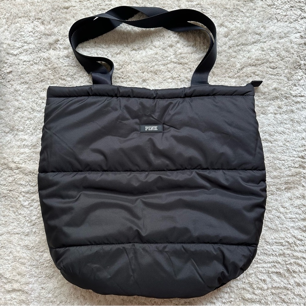 VS PINK Puffer Tote Bag